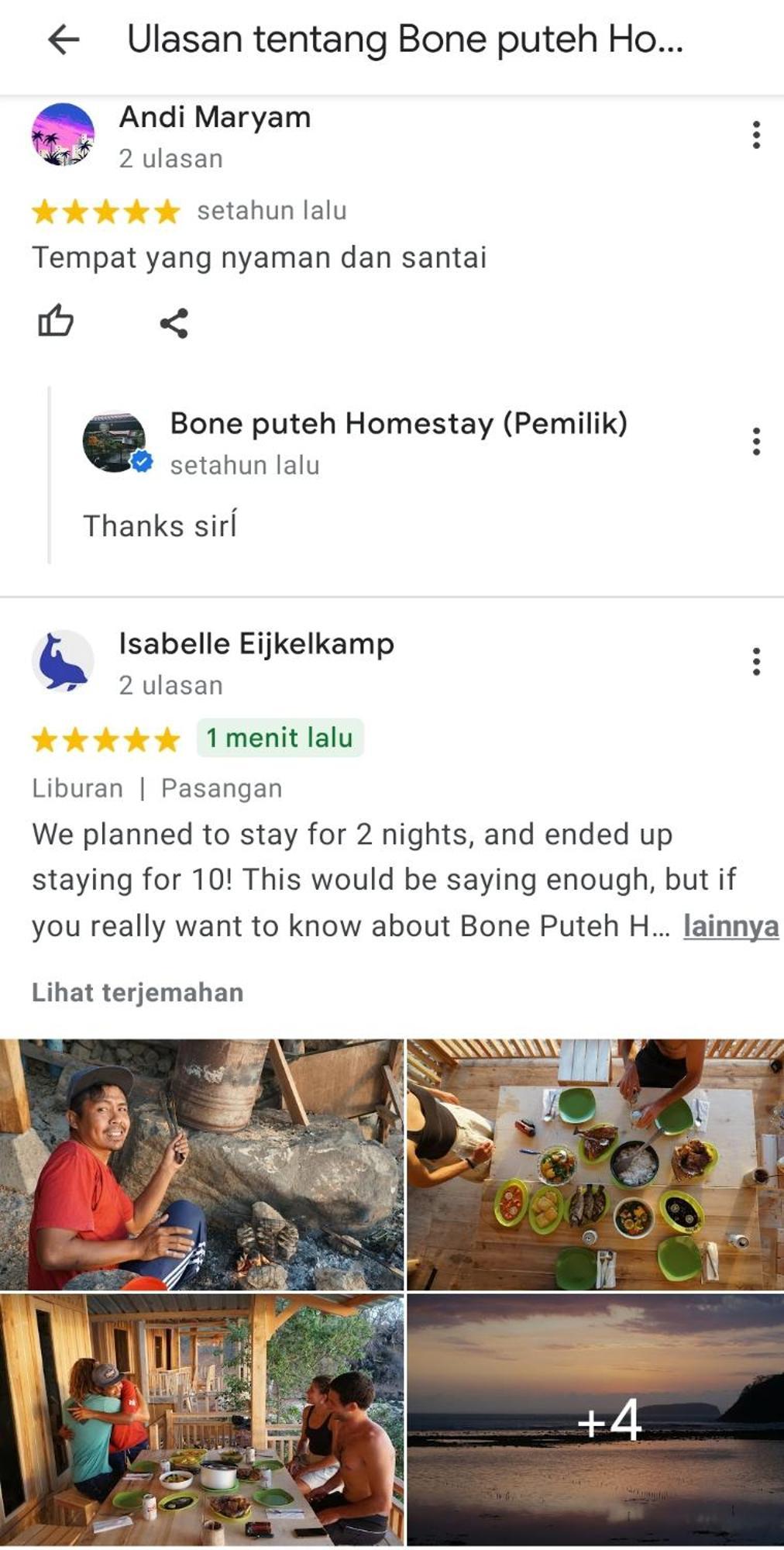Boneputeh Homestay Taliwang Exteriör bild